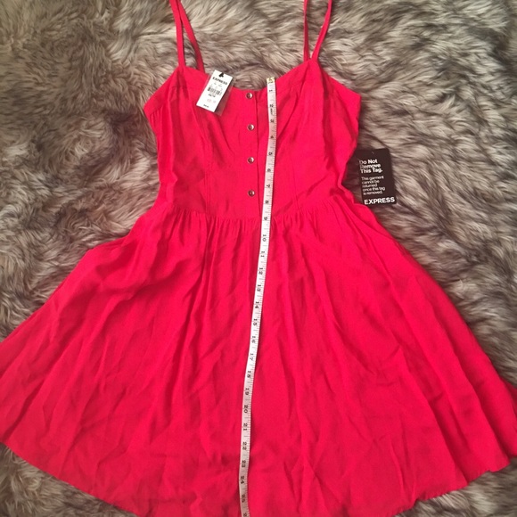 Express mini dress Coral - Picture 8 of 8
